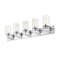 Z-Lite Savannah 5 Light Vanity, Chrome & Clear 462-5V-CH - alternate 5